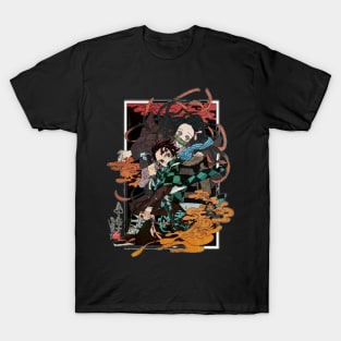 demon slayer anime kawaii T-Shirt